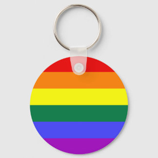 LGBT Rainbow Flag Key Ring