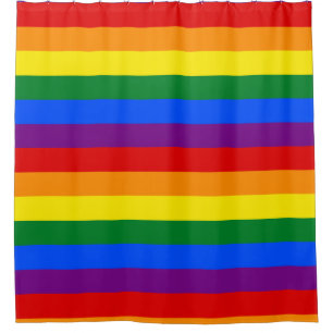 LGBT Rainbow flag Shower Curtain