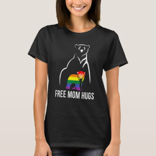 Lgbt Rainbow Free Mum Hugs Gay Pride T-Shirt