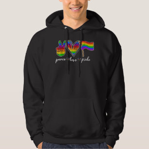 Lgbt Rainbow Gay Peace Love Pride 1 Hoodie