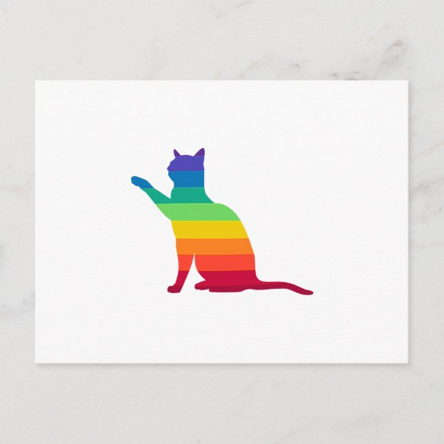 LGBT Rainbow Gay Pride Ca Postcard (Front)