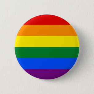 LGBT Rainbow Gay Pride Flag 6 Cm Round Badge