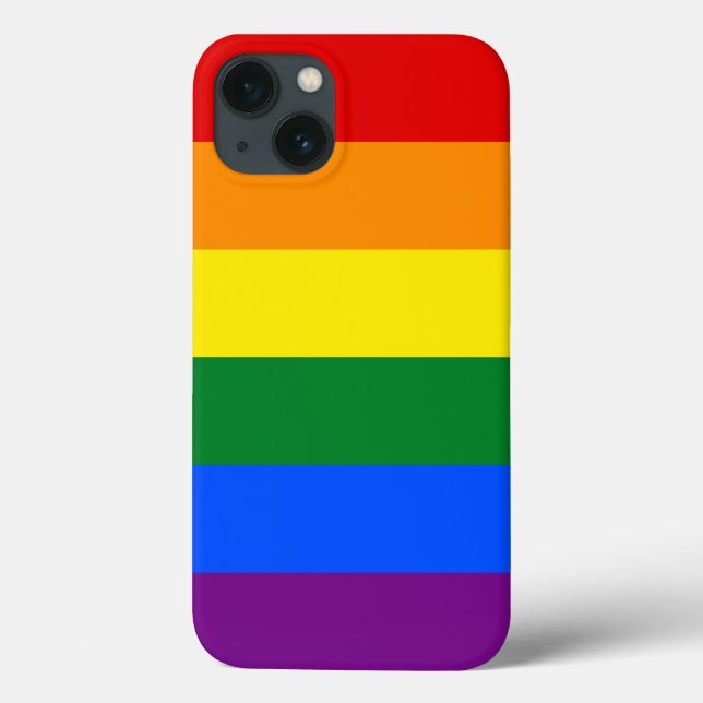 LGBT Rainbow Gay Pride Flag Case-Mate iPhone Case (Back)