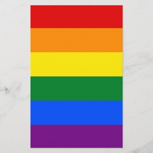 LGBT Rainbow Gay Pride Flag Flyer (Front)