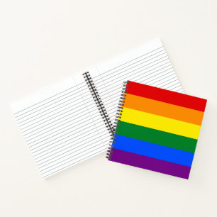 LGBT Rainbow Gay Pride Flag Notebook