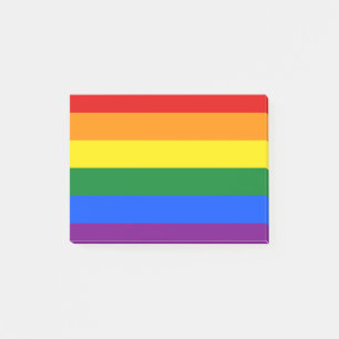 LGBT Rainbow Gay Pride Flag Post-it Notes