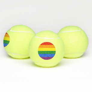 LGBT Rainbow Gay Pride Flag Tennis Balls