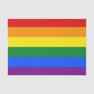LGBT Rainbow Gay Pride Flag Tissue Paper