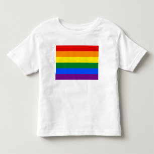 LGBT Rainbow Gay Pride Flag Toddler T-Shirt