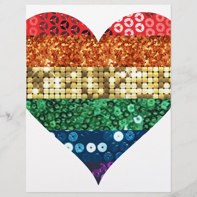 lgbt rainbow heart (Front)