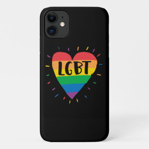 LGBT Rainbow Heart iPhone 11 Case