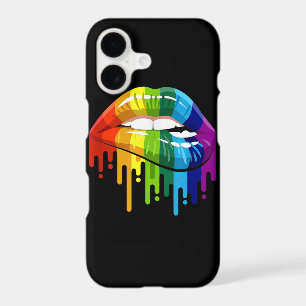 LGBT Rainbow Lip Gay Pride