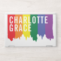 LGBT Rainbow Pride Dripping Paint Personalised