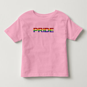 LGBT Rainbow Pride Glitter Toddler T-Shirt