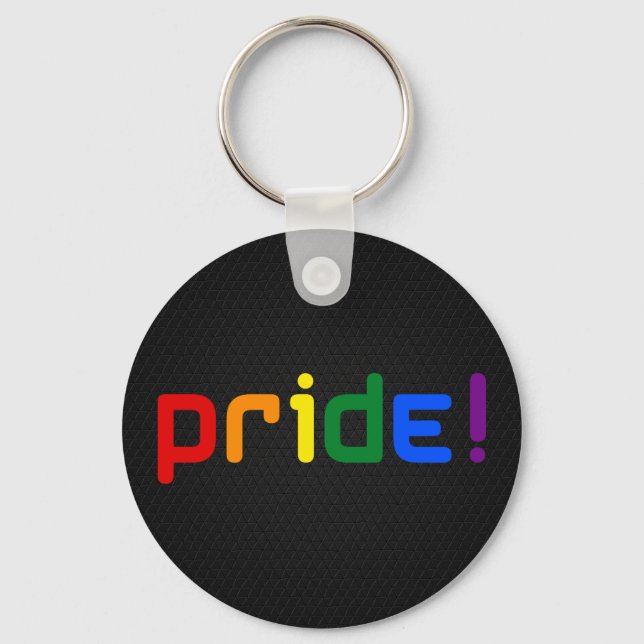 LGBT rainbow pride Keychain (Front)