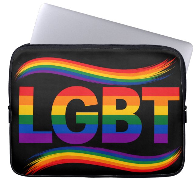 LGBT Rainbow Pride Laptop Sleeve (Front)