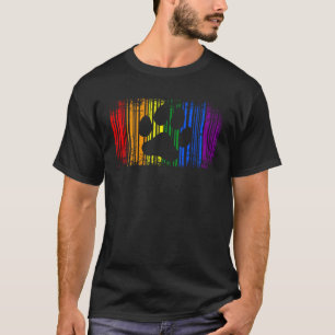 LGBT Rainbow Pride Month Gay Lesbian Bear Paw LGBT T-Shirt