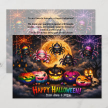 🕷️🌈LGBT Rainbow Pumpkin Patch  card
