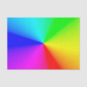 LGBT Rainbow Radial Colours Tissue Paper