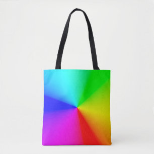 LGBT Rainbow Radial Colours Tote Bag