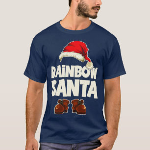 LGBT Rainbow Santa Funny Christmas T-Shirt