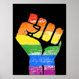 LGBT Resistance Fist Poster