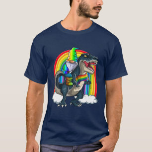LGBT Rex Gnome Rainbow Flag, LGBT Gnome Gay Pride T-Shirt