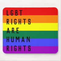 LGBT Rights Are Human Rights Rainbow Flag