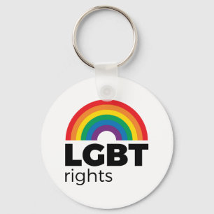 LGBT Rights Rainbow Key Ring