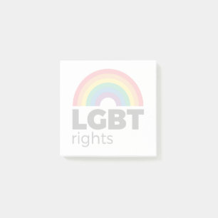 LGBT Rights Rainbow Post-it Notes