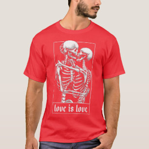 LGBT Skeleton Love Lgbt Pride Gay Gifts  T-Shirt