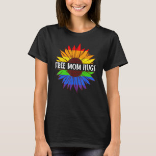 Lgbt Sunflower Free Mum Hugs T-Shirt