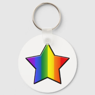 LGBT Super Star Key Ring