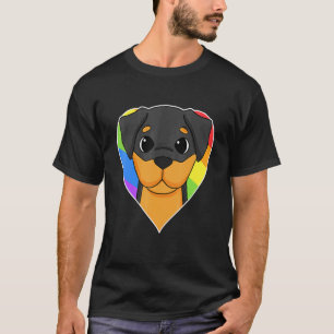 Lgbt Supporter Rottweiler Rainbow Gay Pride Lgbt H T-Shirt