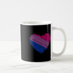 Lgbt The Biual Pride Flag Heart Pride Rainbow _1 Coffee Mug