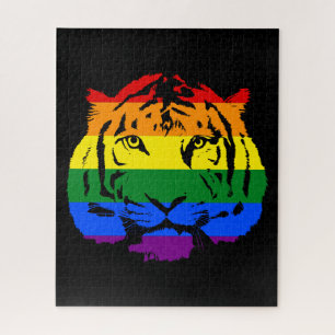 LGBT Tiger Jigsaw Puzzle