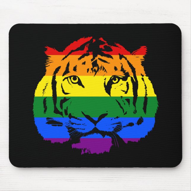 LGBT Tiger Mouse Pad (Front)