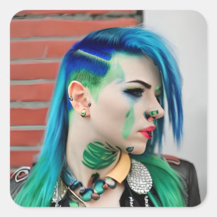 LGBT Trans Man  Square Sticker