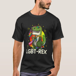 Lgbt Trex Gay Pride Lesbian Dinosaur T-Shirt