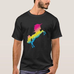 Lgbt Unicorn Pansexuality Flag Queer Pan Pride Pan T-Shirt