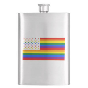 LGBT USA HIP FLASK