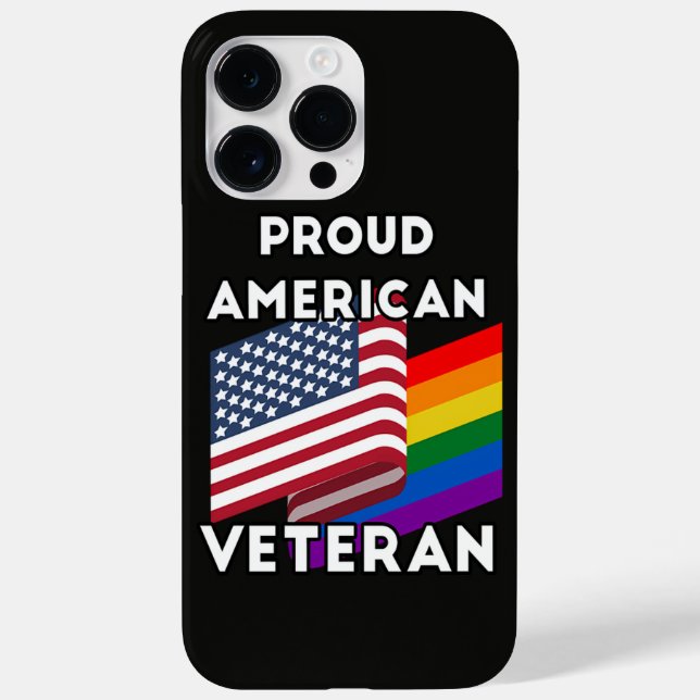 Lgbt Veterans - American Flag  Case-Mate iPhone Case (Back)