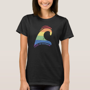 Lgbt We Re In Love #1 Half Heart For Gay Couples T-Shirt