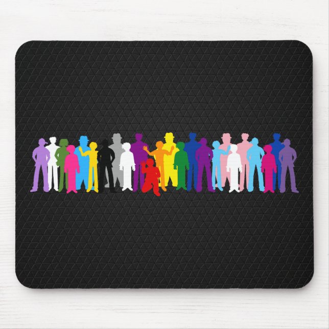 LGBT We The People design Mouse Pad (Front)