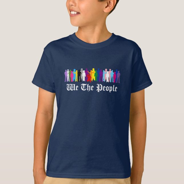 LGBT We The People design T-Shirt (Front)