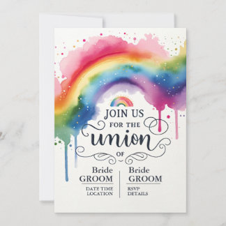 LGBT Wedding Invitation