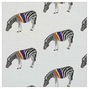 LGBT Zebra Fabric