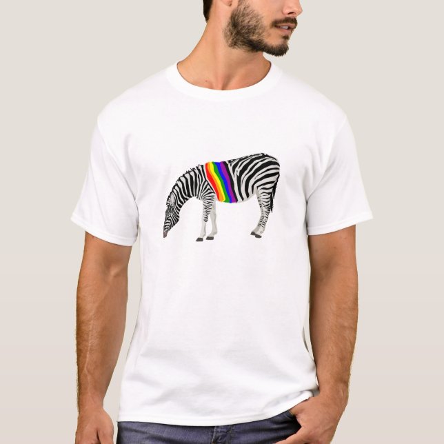 LGBT Zebra T-Shirt (Front)