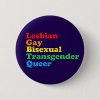 LGBTQ Acronym Rainbow Gay Pride Purple