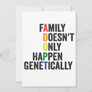 LGBTQ Adoption Family Doesn't Only Happen Genetica Announcement